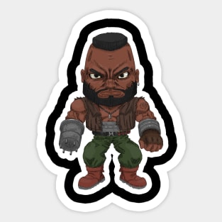 Barret Wallace Chibi Sticker